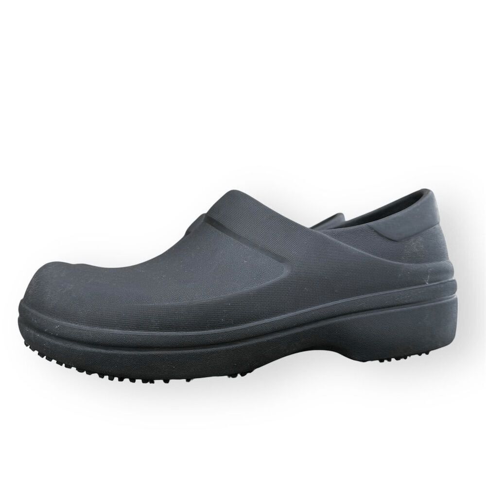 Crocs Women's Neria Pro II Black Work Clogs Slip-Resistant Comfort size 7 - Picture 2 of 11